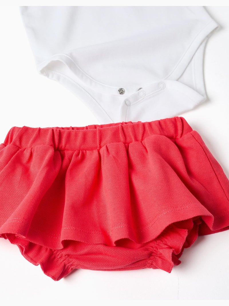 Body avec imprimé Minnie + jupe Rouge - Kiabi