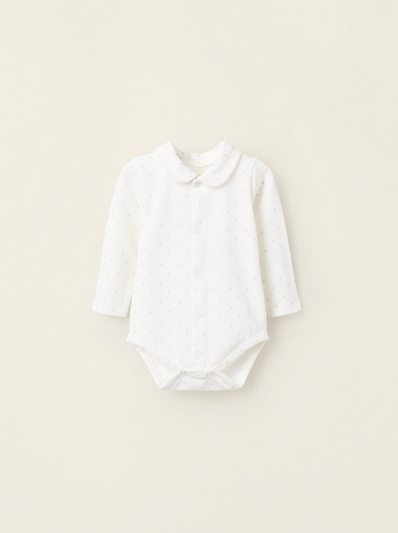 Body avec Motif Blanc - Kiabi