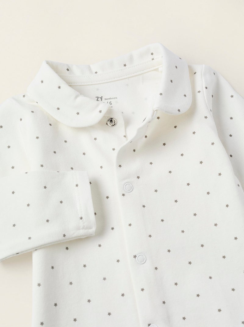Body avec Motif Blanc - Kiabi