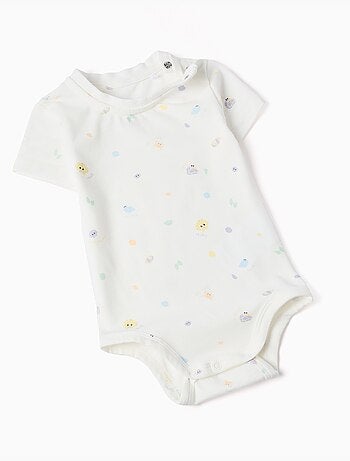 Body avec motif + combinaison en jean