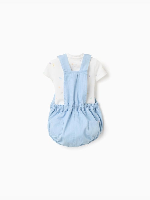 Body avec motif + combinaison en jean - Kiabi