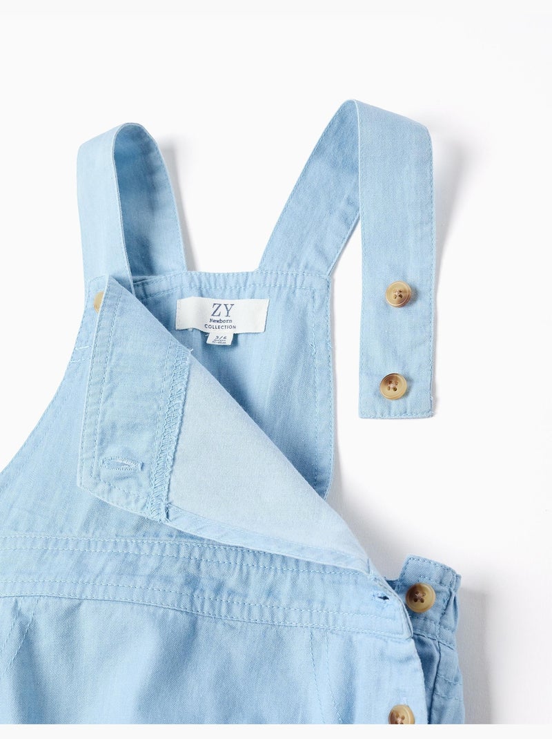 Body avec motif + combinaison en jean Bleu clair - Kiabi