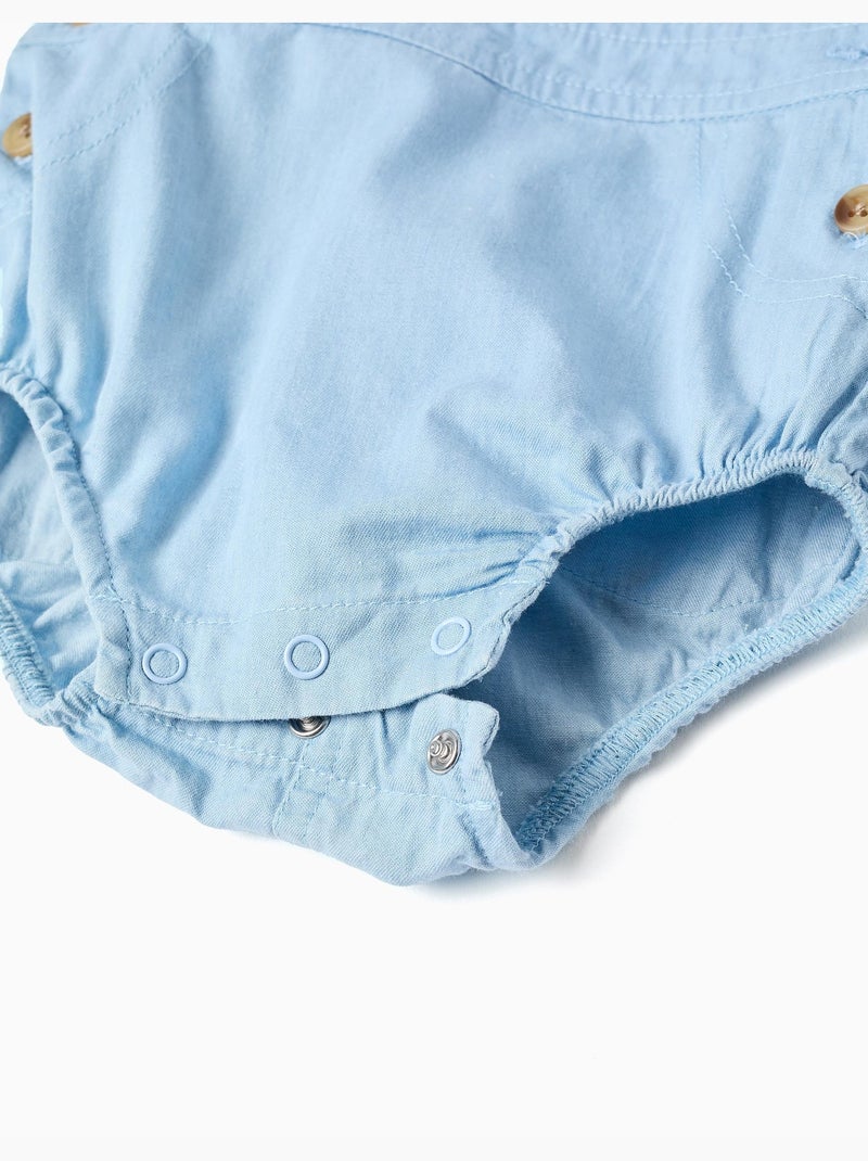 Body avec motif + combinaison en jean Bleu clair - Kiabi
