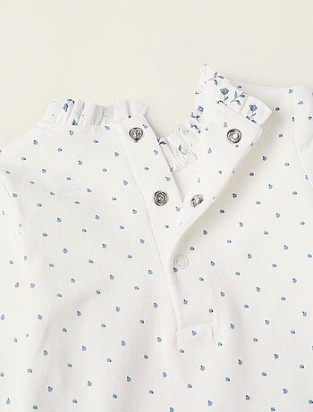 Body avec Motif et Volants