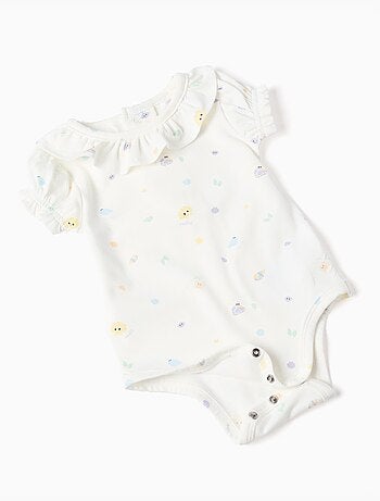 Body avec motif + jupe en jean