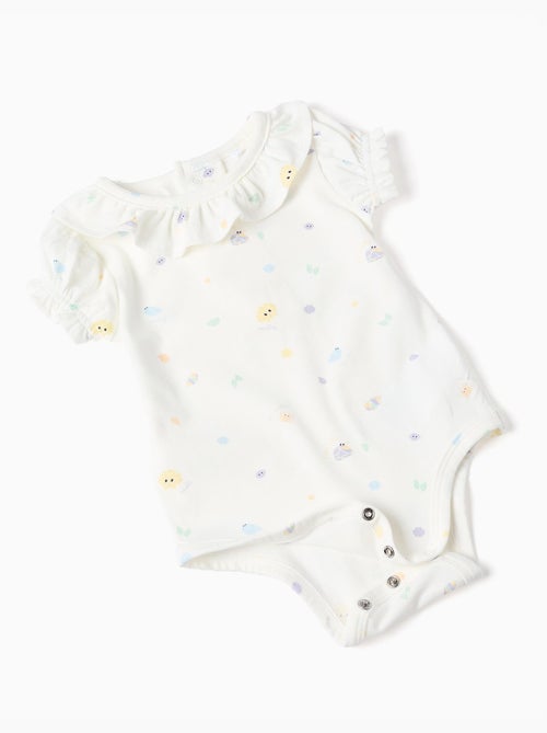 Body avec motif + jupe en jean - Kiabi