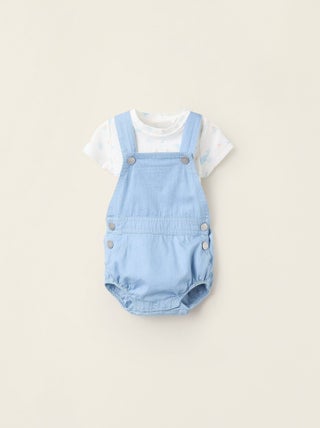 Body avec Motif + Salopette