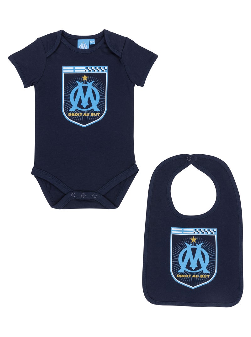 Body bavoir bébé OM Collection officielle OLYMPIQUE DE MARSEILLE