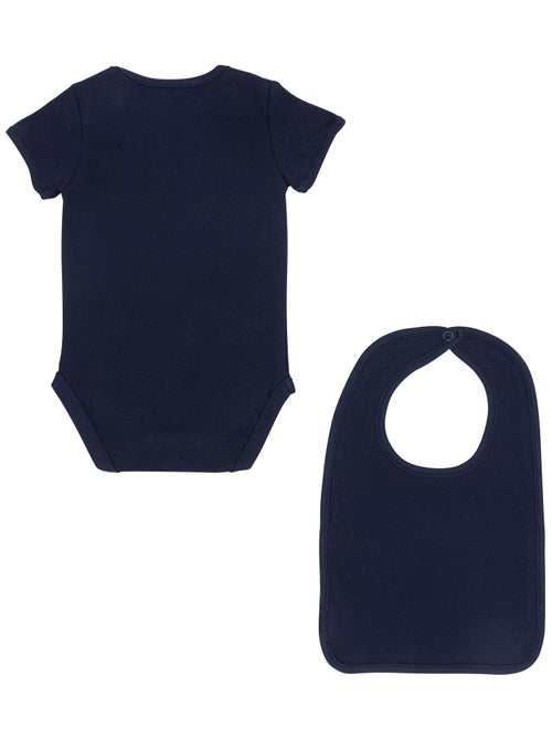 Body bavoir bébé OM - Collection officielle OLYMPIQUE DE MARSEILLE - Kiabi