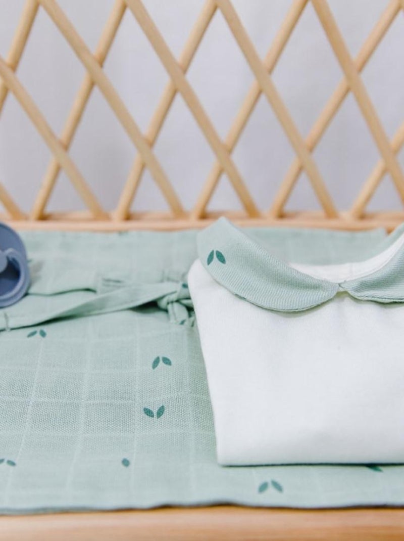 Body Bébé en Coton Bio Organic Green Blanc - Kiabi