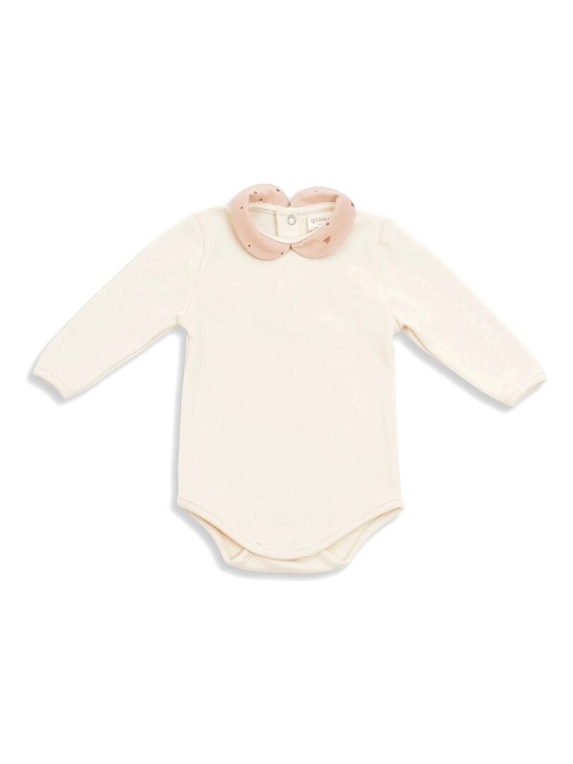 Body Bébé en Coton Bio Pink Sparkle Blanc - Kiabi