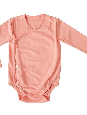 Body Bébé en Coton Pima Bio Pêche