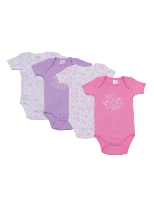Body Bébé Lot de 4 Motifs - Kiabi