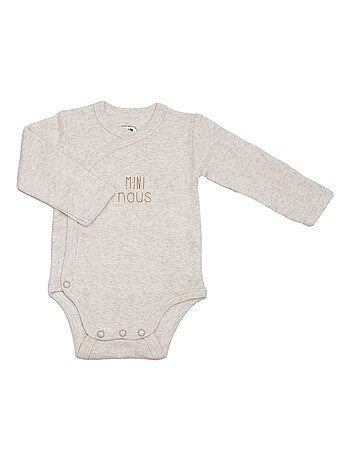 Body bébé manche longues