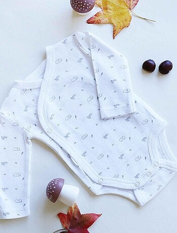 Body bébé motif renard