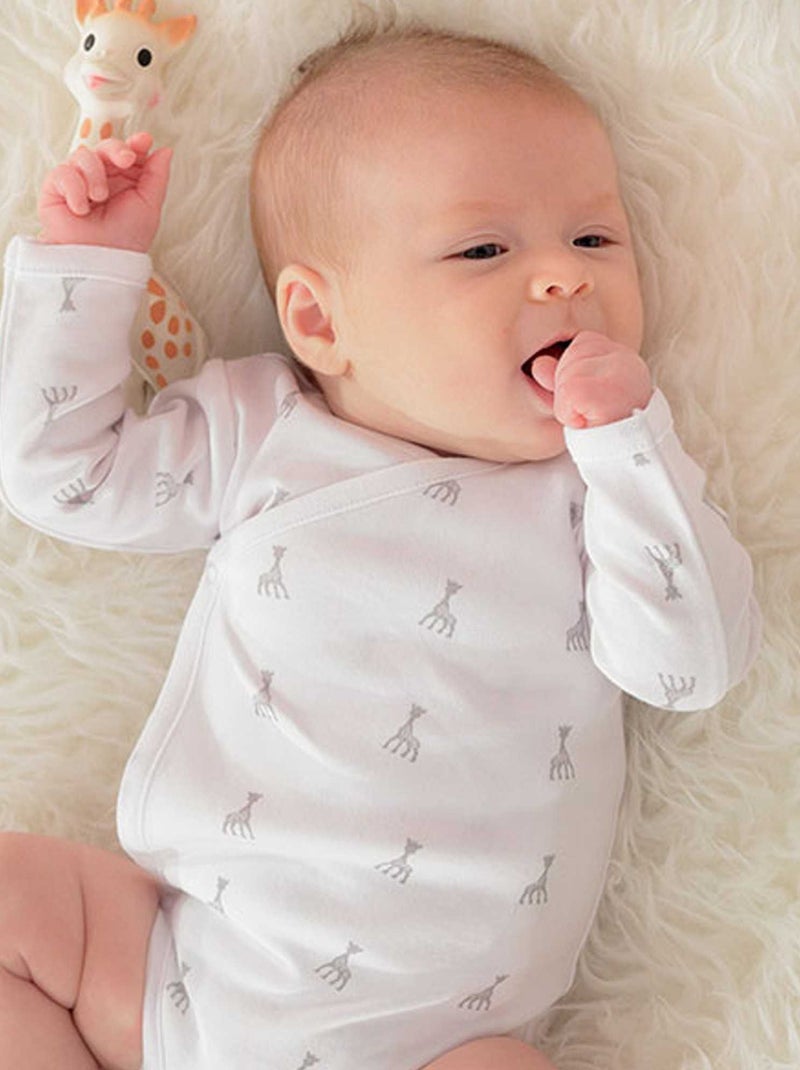 Body Bébé Ouverture Croisé Sophie La Girafe® Blanc - Kiabi