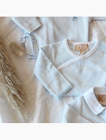 Body manches longues bleu Sophie la Girafe (3 mois)