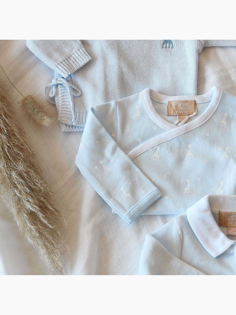 Body Bébé Ouverture Croisé Sophie La Girafe® Bleu ciel - Kiabi