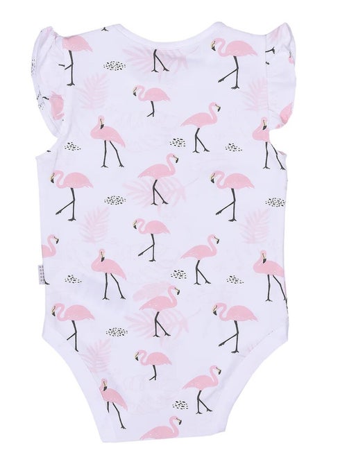 Body bébé sans manches , Flamants roses Kitikate - Kiabi