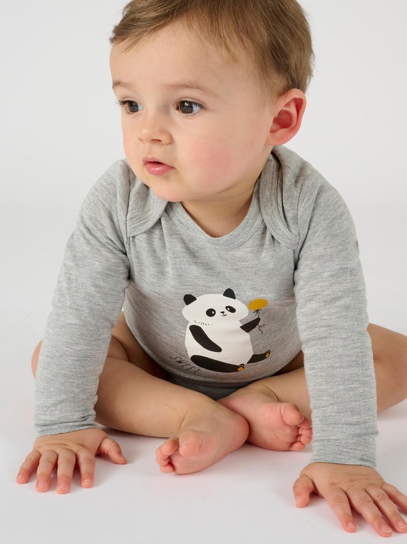 Body bébé Thermolactyl - Damart Gris chiné - Kiabi