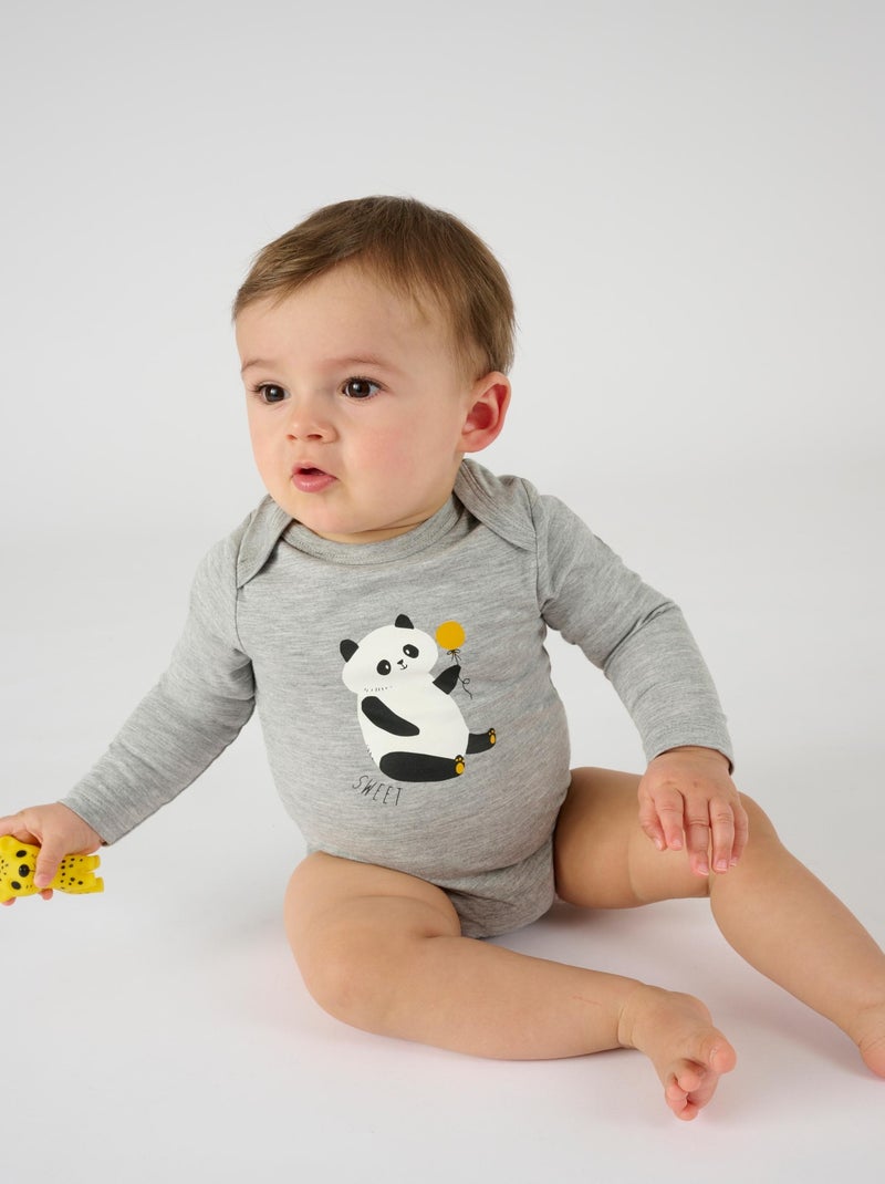 Body bébé Thermolactyl - Damart Gris chiné - Kiabi