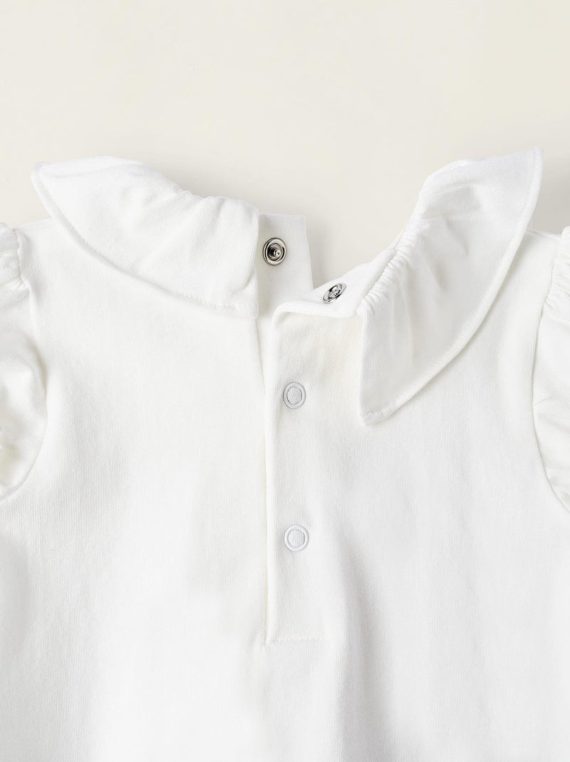 Body blanc pour nouveau-né manches courtes SUMMER BREEZE Blanc - Kiabi