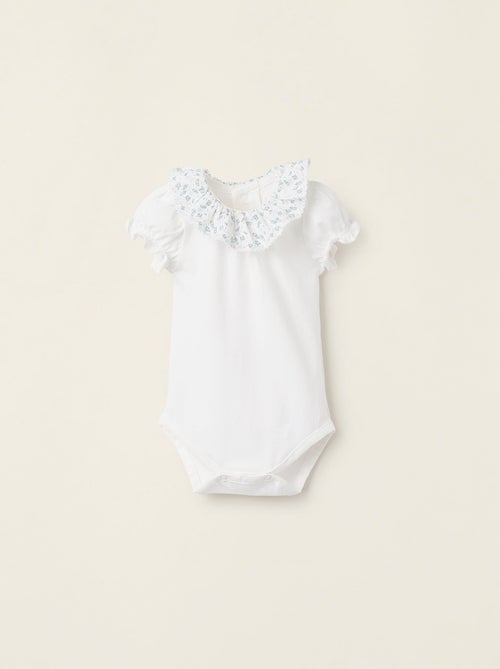 Body-Blouse avec Col Floral - Kiabi