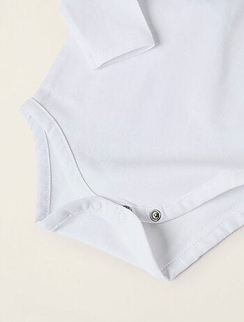 Body-Blouse avec Volants en Coton