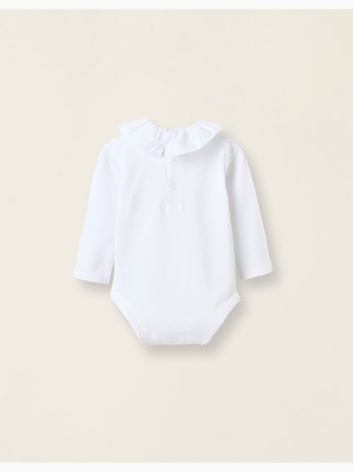 Body-Blouse avec Volants en Coton - Kiabi