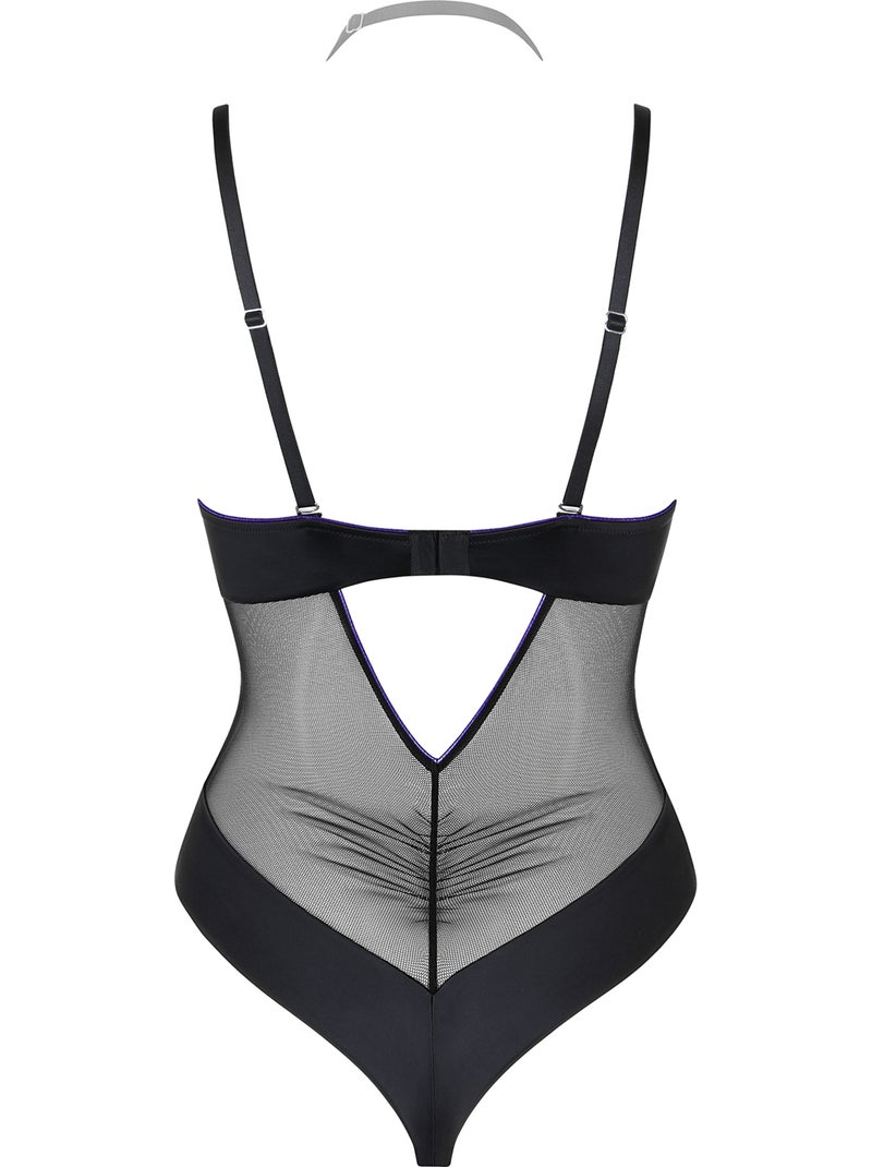 Body brésilien échancré armaturé multipositions Amaze Noir - Kiabi