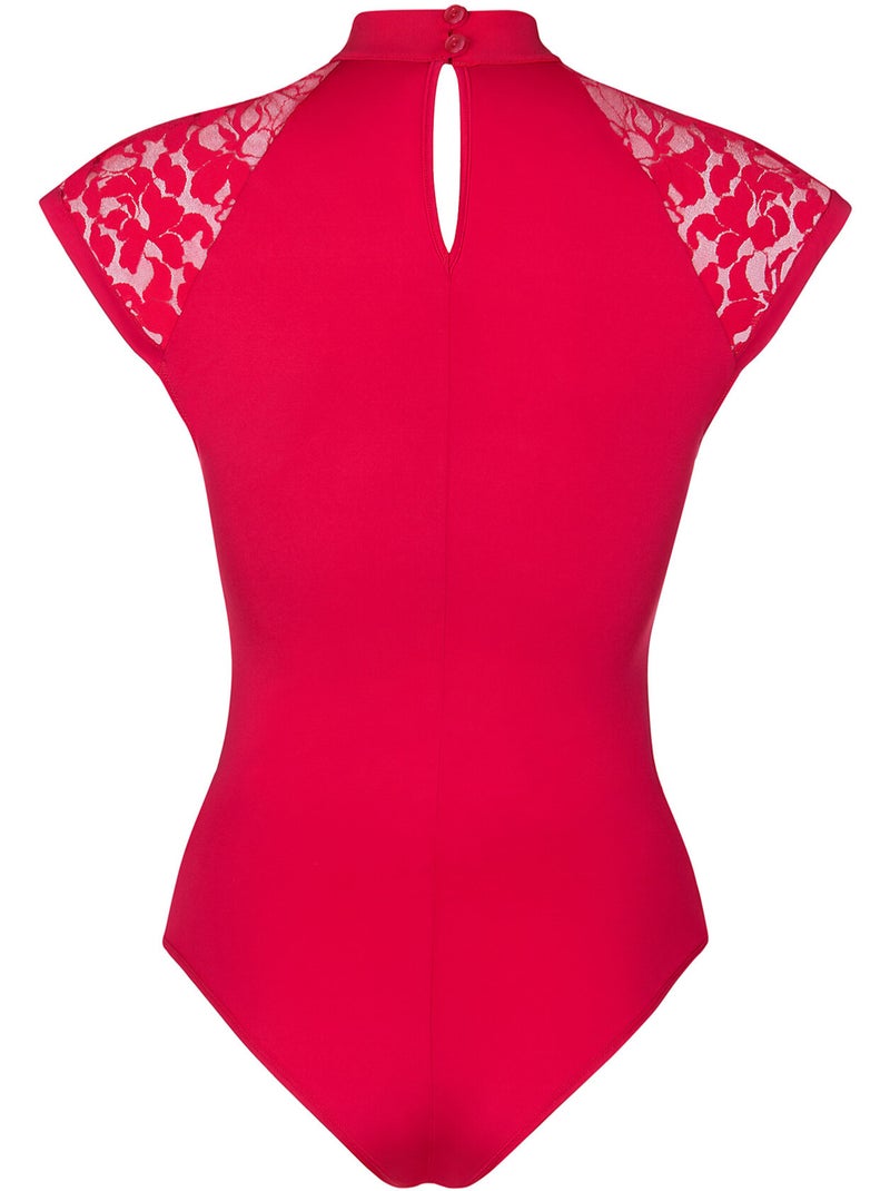 Body brésilien manches courtes Flamenco Rouge - Kiabi
