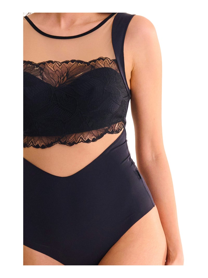 Body brésilien sans armatures CHARISMA Noir - Kiabi