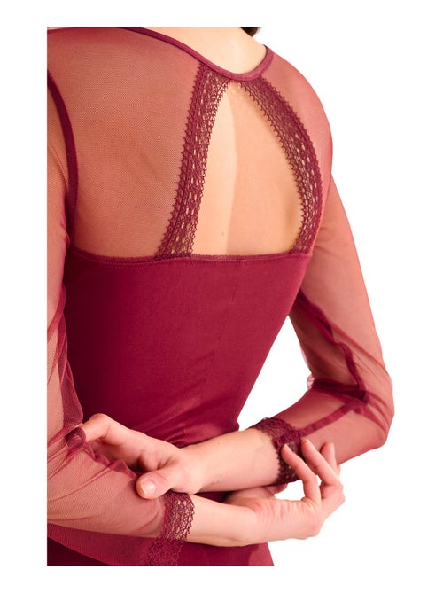 Body brésilien sans armatures manches trois-quarts ADVENTURE - Kiabi