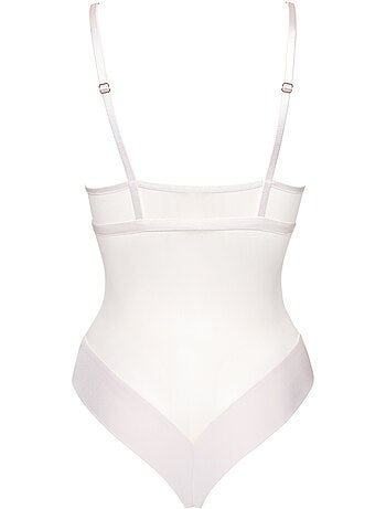 Body brésilien sans armatures rose mariage