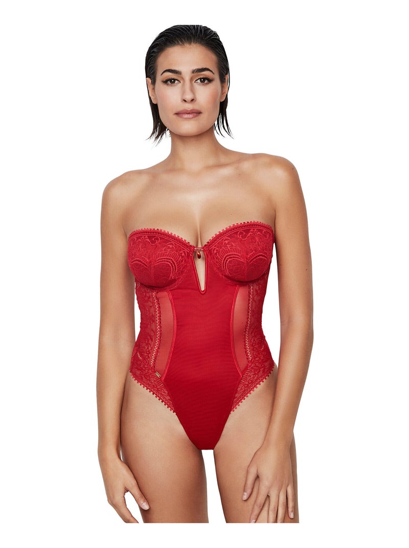 Body bustier préformé armaturé AURUM Rouge - Kiabi