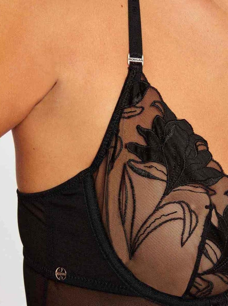 Body CAPUCINE - Morgan Lingerie Noir - Kiabi