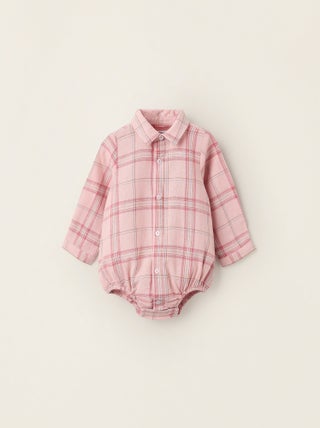 Body-chemise à Carreaux