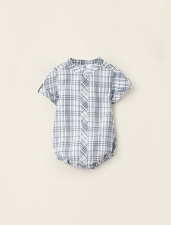 Body-Chemise avec Carreaux
