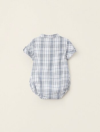 Body-Chemise avec Carreaux