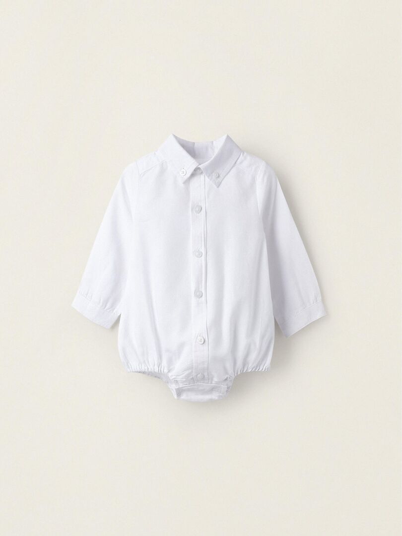 Chemise Blanc - 6 mois main image 1