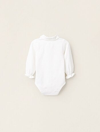 Body-chemise en Jersey avec Volants