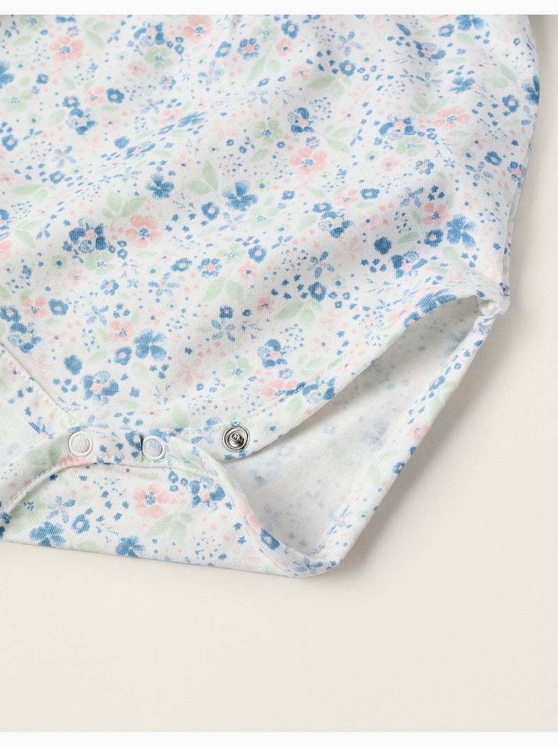 Body-Chemisier Florale Blanc - Kiabi