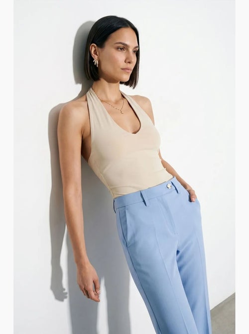 Body col américain découpes dilvin - Kiabi Body col américain découpes dilvin - Kiabi