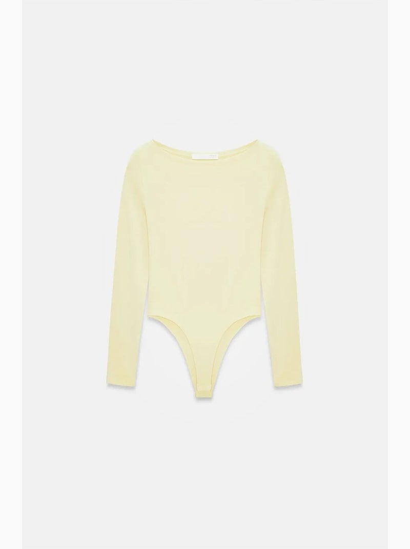 Body col bateau ajusté dilvin Crème - Kiabi