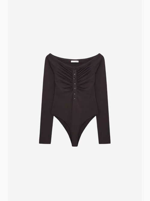 Body col bateau ajusté dilvin - Kiabi Body col bateau ajusté dilvin - Kiabi