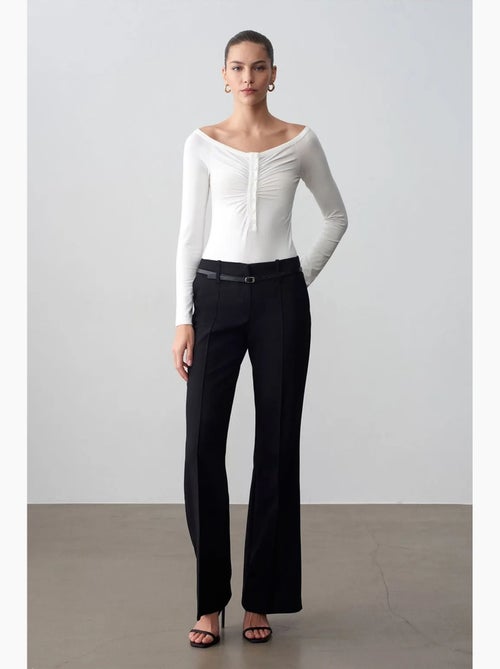 Body col bateau ajusté dilvin - Kiabi Body col bateau ajusté dilvin - Kiabi