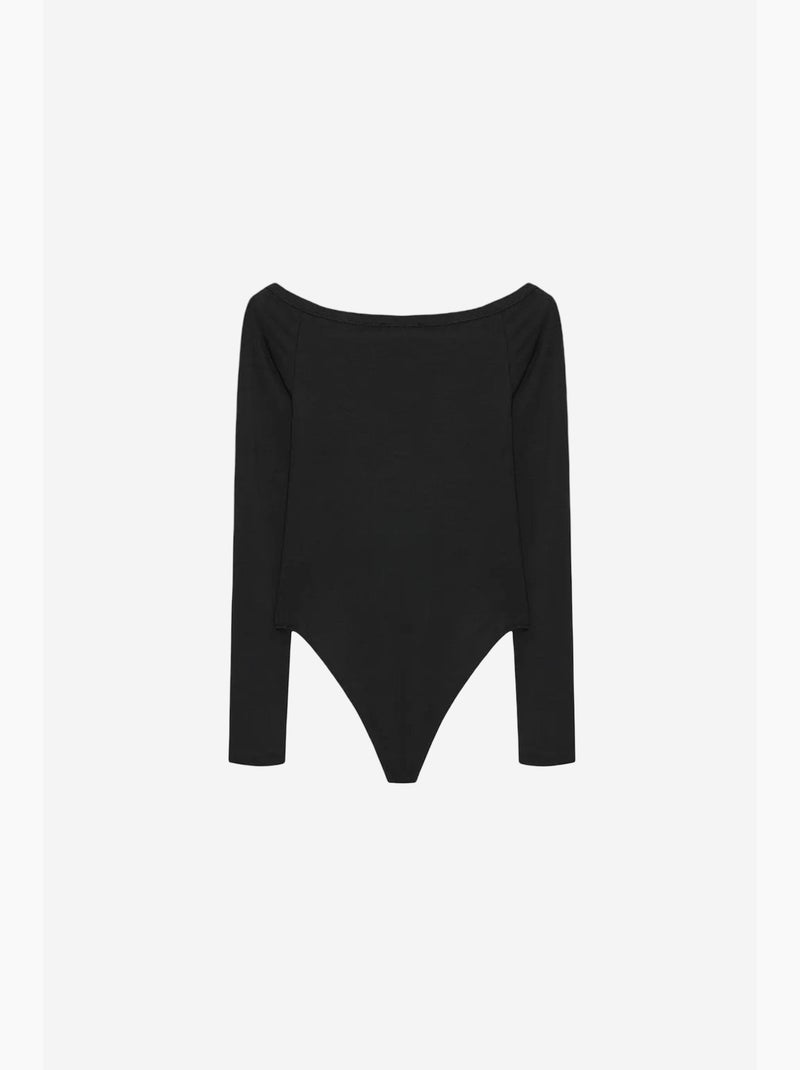 Body col bateau ajusté dilvin Noir - Kiabi