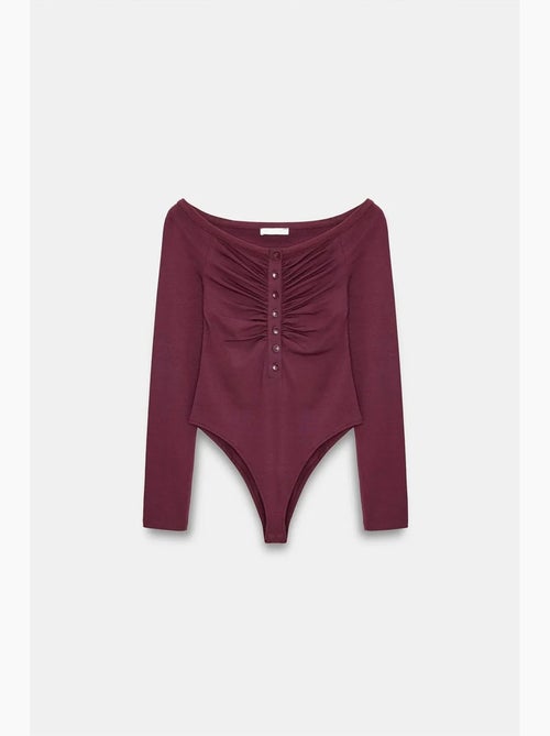 Body col bateau ajusté dilvin - Kiabi Body col bateau ajusté dilvin - Kiabi