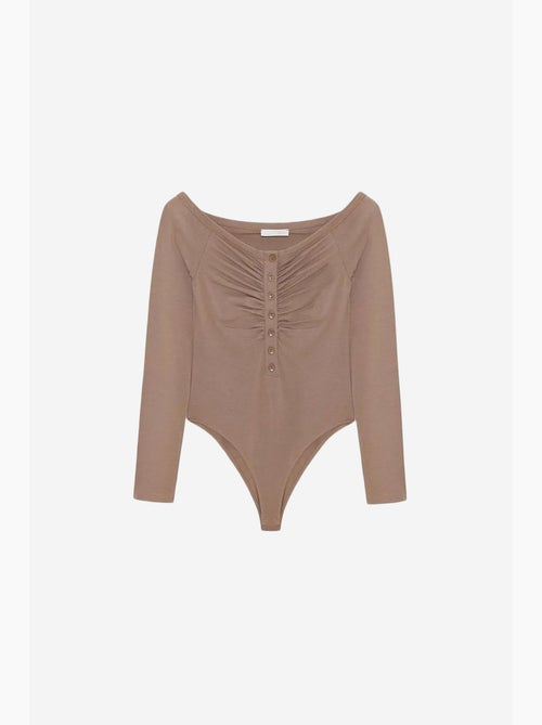Body col bateau ajusté dilvin - Kiabi Body col bateau ajusté dilvin - Kiabi