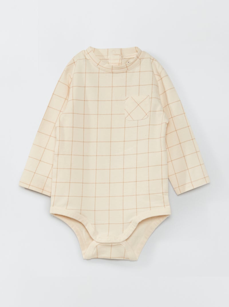 Body col montant imprimé Beige - Kiabi